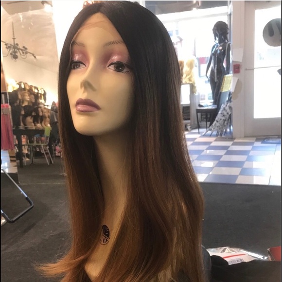 Wig ombré fullcap wig 4x4 Freepart swisslace main image 7